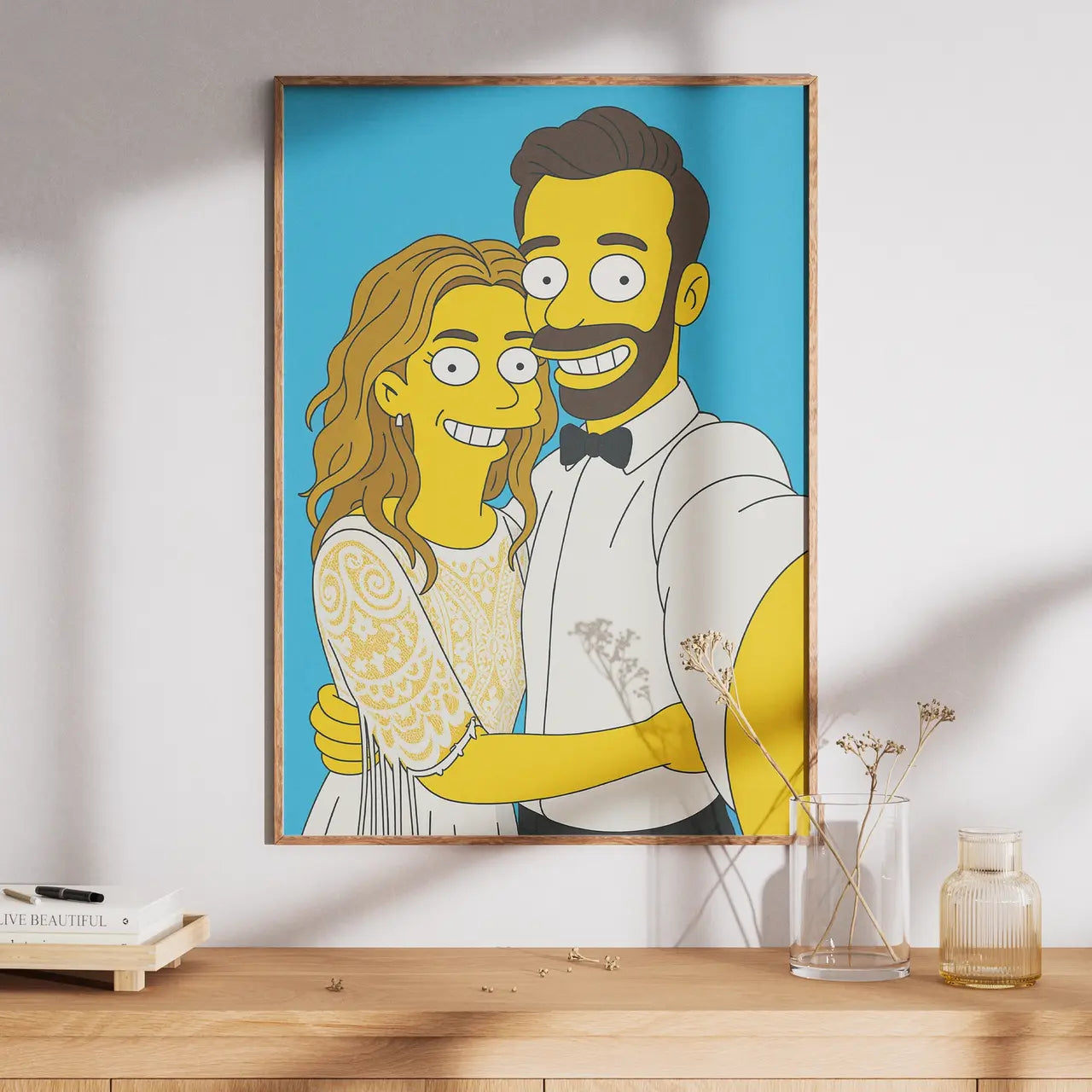 Ritratto Personalizzato – Stile Simpsons 🍩