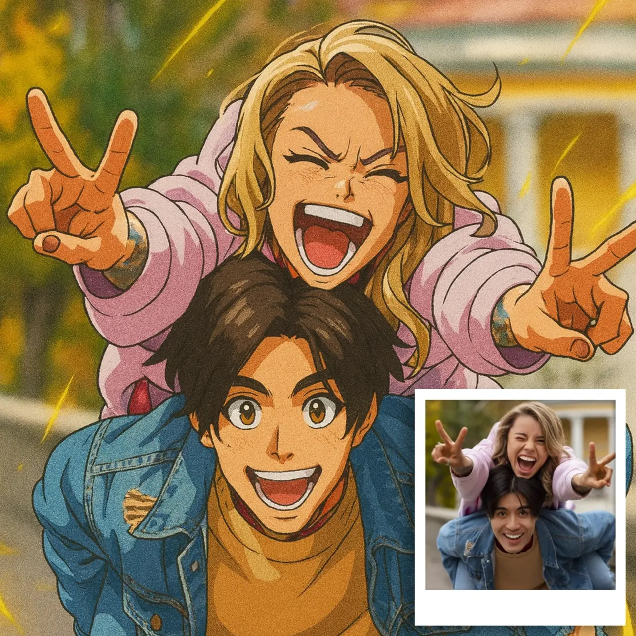 Ritratto Personalizzato – Stile Anime